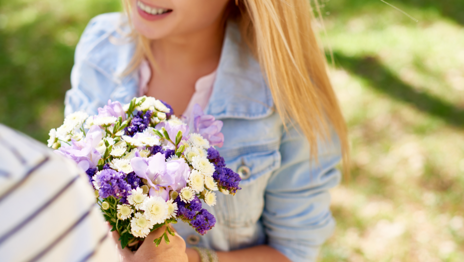 Flowers on a first date