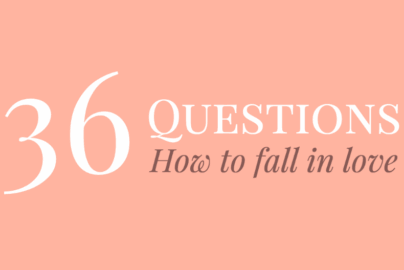 36 Questions to Fall in Love